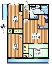 ドムス武蔵野の物件間取画像